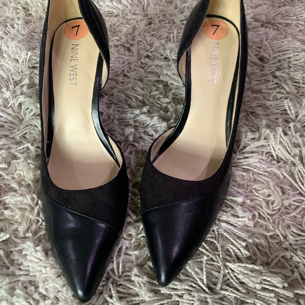 New - Size 7 Black Heels - Brand Nine West